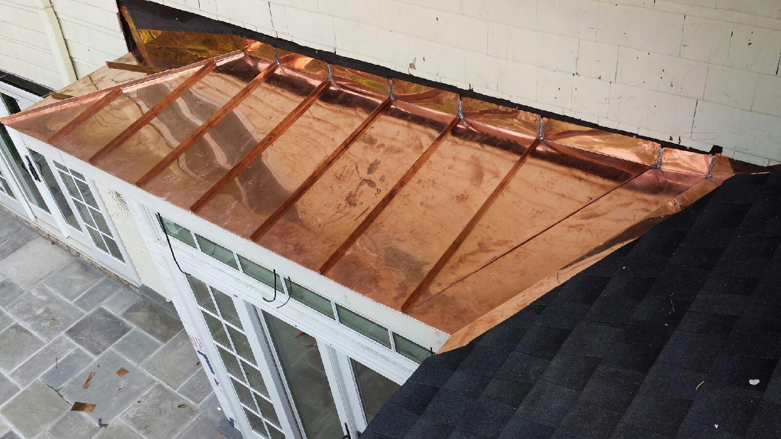 New Copper Bay Roof in Bronxville